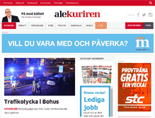 Tablet Screenshot of alekuriren.se